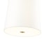 Z-Lite Weston Pendant, 6-Light, 24 In.W x 24 In.H, Modern Gold/White Linen 3501P24-MGLD - alternate 7